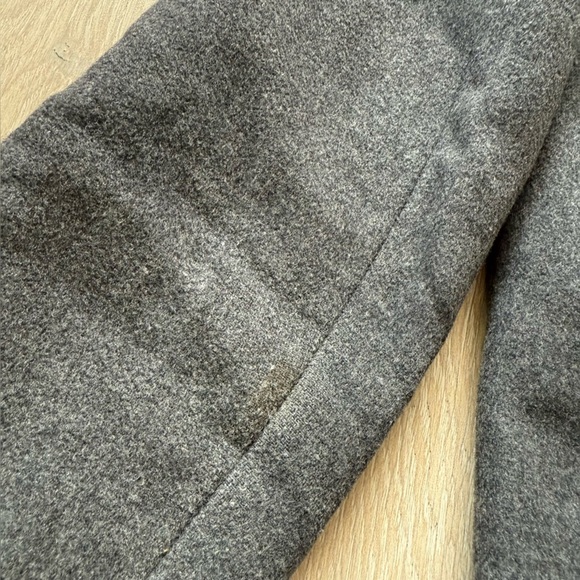 Aritzia Wilfred Cocoon Coat Virgin Wool & Cashmere Blend in Slate Gray Size XXS - Picture 15 of 16